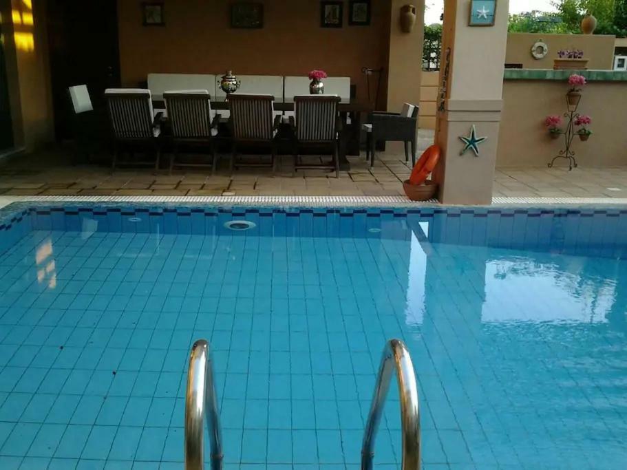 4-Seasons Pool Villa Near Meteora Tríkala Zewnętrze zdjęcie