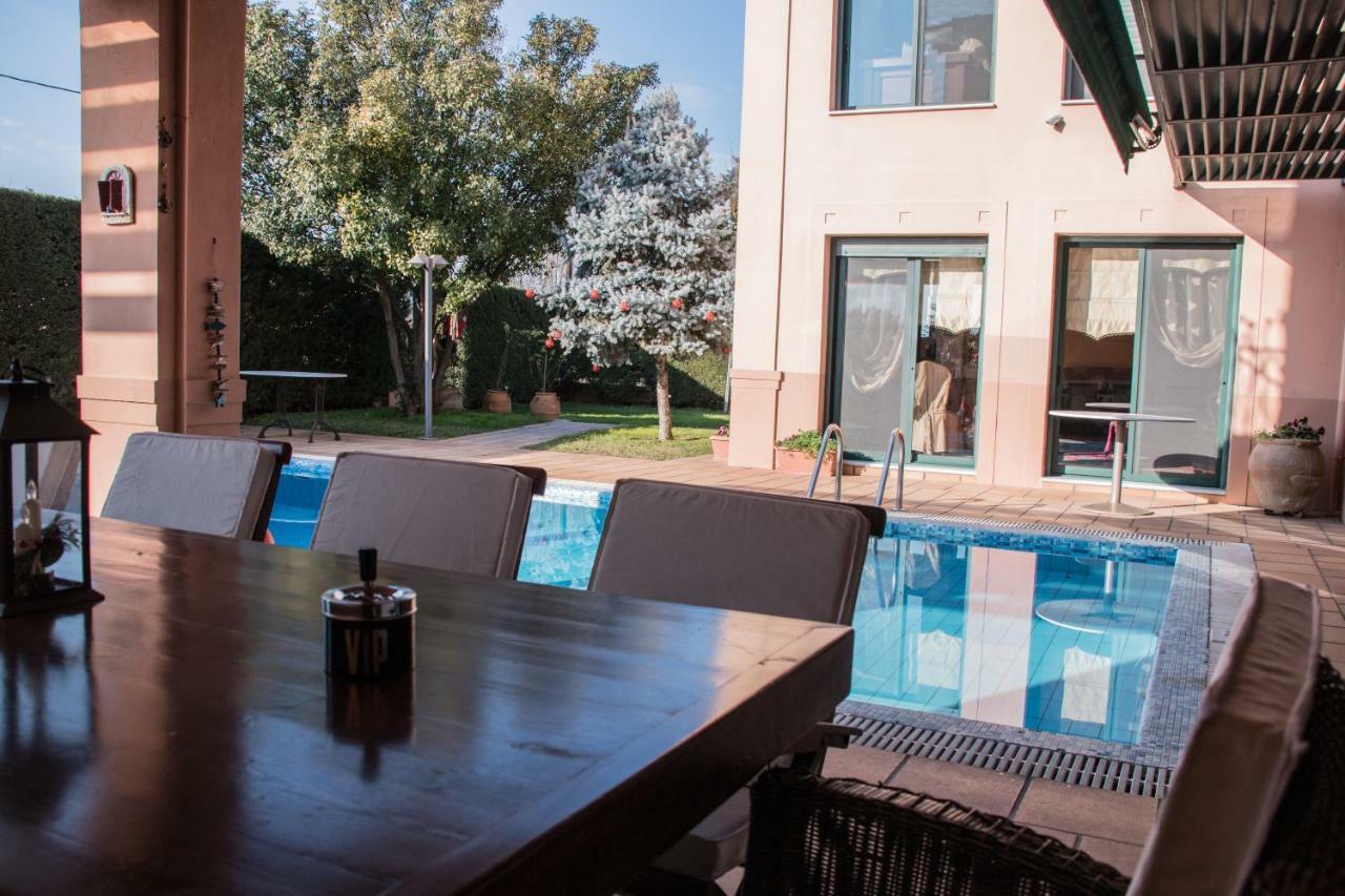 4-Seasons Pool Villa Near Meteora Tríkala Zewnętrze zdjęcie