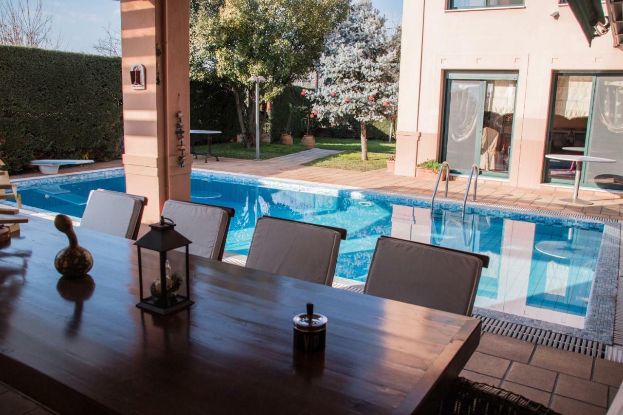 4-Seasons Pool Villa Near Meteora Tríkala Zewnętrze zdjęcie